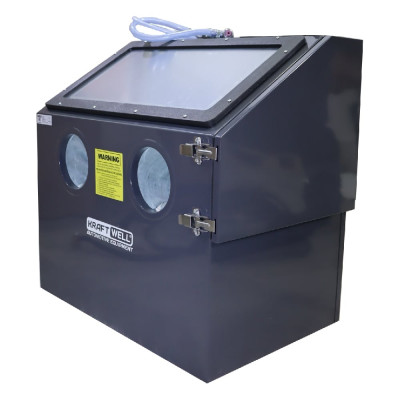 Пескоструйная настольная камера KraftWell боковая загрузка, 110 л KRW-SB110