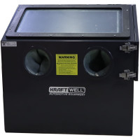 Пескоструйная настольная камера KraftWell боковая загрузка, 110 л KRW-SB110
