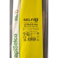 Стяжки SapiSelco черного цвета, 9x1220 мм, полиамид 6.6, уп. 100 шт. SEL.3.155R