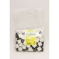 Круглая платформа с самоклеящимся дном SapiSelco 28х28, полиамид 6.6, уп. 100 шт. BAS.3MT.502