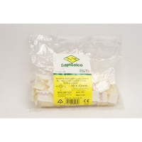 Квадратная платформа с самоклеящимся дном SapiSelco 19x19 мм, полиамид 6.6, уп. 100 шт. BAS.2MT.507