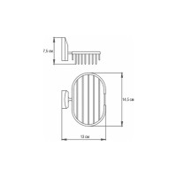 Держатель + мыльница Ekko E1602-2
