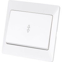1 клавишный выключатель TDM ELECTRIC Ильмень на 2 направления 10А белый SQ1823-0005