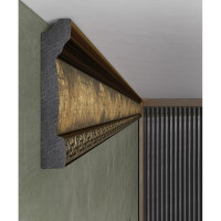 Декоративный плинтус Cosca Decor 90 античная медь СПБ016720