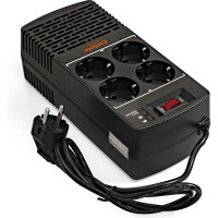 Стабилизатор ExeGate Power AD5000-1000 1000VA 500W диапазон 150-280В 4 евророзетки 285939