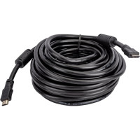 Кабель HDMI Cablexpert 19M/19M, v2.0, медь, позол.контакты, экран, 2 фер.кольца, 15м, черный, пакет, HDMI CCF2-HDMI4-15M