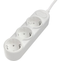 Бытовой удлинитель Power Cube 3р с/з, без выкл. 3500 Вт, 16 А, 5м 31,5 (белый) PC-3B-5M