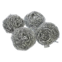 Набор металлических губок VETTA 4 шт, спираль, 15 г 441-111