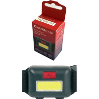 Налобный фонарь Ultraflash LED5356 черный 0,95Вт COB LED, 3 режима 3хAAA, пластик 14641