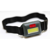 Налобный фонарь Ultraflash LED5356 черный 0,95Вт COB LED, 3 режима 3хAAA, пластик 14641