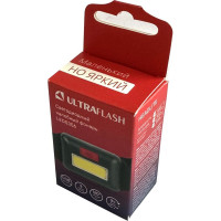 Налобный фонарь Ultraflash LED5356 черный 0,95Вт COB LED, 3 режима 3хAAA, пластик 14641