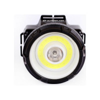 Налобный аккумуляторный фонарь Ultraflash LED5368 220В черный 1 Ватт LED+1,5Ватт COB, 2 режима 14452