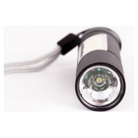 Аккумуляторный фонарь Ultraflash LED51523 4В, черный 2LED, 3 Вт, 3 режима USB 14662