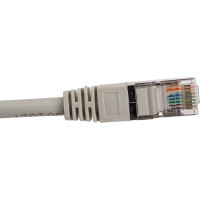 Патч-корд ЭРА PC10F F/UTP категория 5e, длина 10 метров, экранированный, серый, Cu, Б0051349