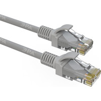 Патч-корд ЭРА Simple PC-0.5U-A U/UTP категория 5e, длина 0,5 метра, неэкранированный, серый, Б0051369