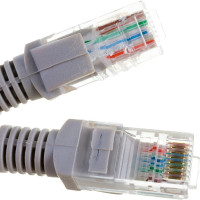 Патч-корд ЭРА Simple PC-20U-A U/UTP категория 5e, длина 20 метров, неэкранирован, серый, Б0051378