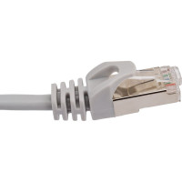 Патч-корд ЭРА Simple PC-2F-A F/UTP категория 5e, длина 2 метра, экранированный, серый, Б0051382