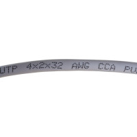 Патч-корд ЭРА Simple PC-3F-A F/UTP категория 5e, длина 3 метра, экранированный, серый, Б0051383