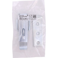 Замок для ящика VORMANN с ушком, с прямой ответной частью 110х37 мм, оцинкованный 01209105/8025