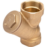 Сетчатый фильтр STI латунный Y-образный Ду50 Ру16 муфтовый уплотнение паронит D260-00678 ТТ000009628