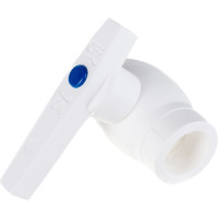 Шаровой кран MeerPlast полипропиленовый PPRC Ду25 Ру25 под приварку D200-00036