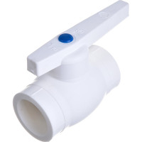 Шаровой кран MeerPlast полипропиленовый PPRC Ду32 Ру25 под приварку D200-00038