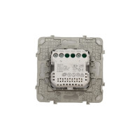 Поворотно-нажимной универсальный светорегулятор Systeme Electric UNICA NEW LED 5-200Вт, алюминий NU551430