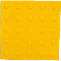 Тактильная плитка PALITRA TECHNOLOGY конусы линейные 50245-2-PVC-300x300x4-Y-VI