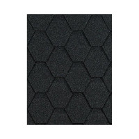 Гибкая черепица DOCKE PIE EURASIA ШЕСТИГРАННИК серый ZRKQ-1045