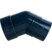 Колено DOCKE PREMIUM (45 градусов; графит) PVSA-1086