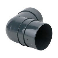 Колено DOCKE PREMIUM (72 градуса; графит) PVSB-1086