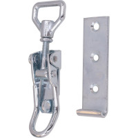 Замок для ящика VORMANN с регулирующим винтом, с прямой ответной частью 125/145х47 мм, оцинкованный 01205000/8030