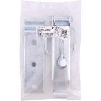 Замок для ящика VORMANN с задвижкой, с выгнутой ответной частью 138х47 мм, оцинкованный 01206130/9030