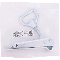 Замок для ящика VORMANN с регулирующим винтом, с выгнутой ответной частью 153/170х47 мм, оцинкованный 01207000/9030