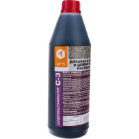 Добавка в бетонные и цементные растворы APIS СУПЕРПЛАСТИФИКАТОР С-3 (бутылка; 1,1 кг) 4665296517142