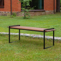 Уличная скамья GreenWeen FJORD черная GW-FJORD-B-W