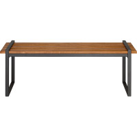 Уличная скамья GreenWeen FJORD черная GW-FJORD-B-W