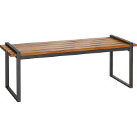 Уличная скамья GreenWeen FJORD черная GW-FJORD-B-W