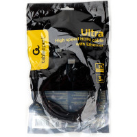 Кабель HDMI Cablexpert 3м, v2.1, 8K, 19M/19M, медь, позол.разъемы, экран, черный, пакет CC-HDMI8K-3M