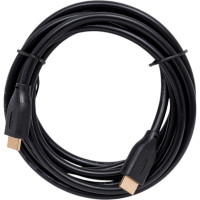 Кабель HDMI Cablexpert 3м, v2.1, 8K, 19M/19M, медь, позол.разъемы, экран, черный, пакет CC-HDMI8K-3M