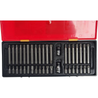 Набор бит TORX HEX SPLINE JTC с адаптерами 3/8" 1/2" в кейсе 40 предметов -K1402 263838