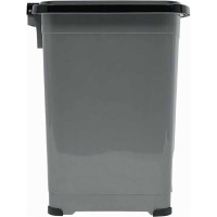 Контейнер для мусора с педалью Elf Plast 10л Slim пластик, в ассортименте ХТ2341