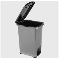 Контейнер для мусора с педалью Elf Plast 10л Slim пластик, в ассортименте ХТ2341