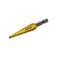 Сверло по металлу ступенчатое 4-12 мм шаг 1 мм TIN ПРОФИ ПРАКТИКА 798-331