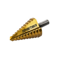 Сверло по металлу ступенчатое 9-36 мм шаг 3 мм TIN ПРОФИ ПРАКТИКА 798-348