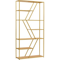 Стеллаж GreenWeen ARNETTA золотой/Робиния 1920x900x300 GW-ANNET-G-LD-R