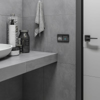 Умный сенсорный терморегулятор для теплого пола WERKEL черный W1151208 a056754