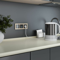 Умный сенсорный терморегулятор для теплого пола WERKEL черный W1151208 a056754