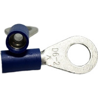 Изолированный разъем BERNER 6.5 мм синий кольцевой язычок 12416