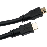 Кабель HDMI Cablexpert 15м v2.0 19M/19M серия Light черный позолоченные разъемы экран пакет CC-HDMI4L-15M